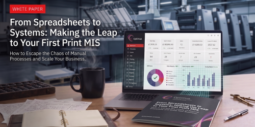 Print MIS replacing spreadsheets and manual processes in a print business
